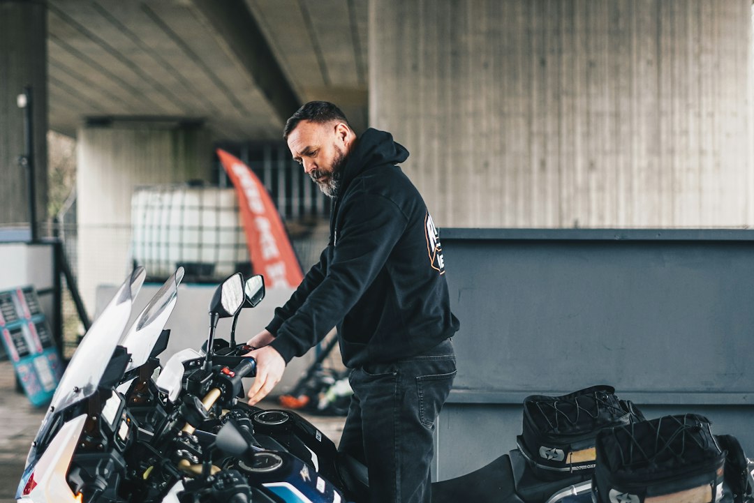 Photo biker jacket